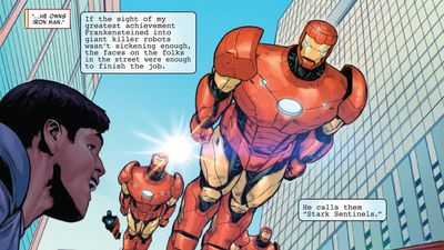 Things are looking really, really bad for Tony Stark and the X-Men in Invincible Iron Man #8