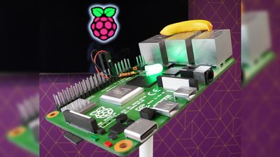 Giant Raspberry Pi 4 Blinks Giant 3D-Printed LED