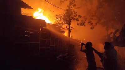Massive fire at market in Howrah, over 50 shops suffer damage
