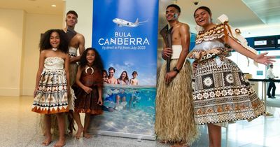 Bula! Fiji to Canberra 'direct' and 'terrific' as first flight arrives