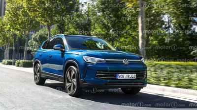 2025 VW Tayron Rendered As Tiguan-Based Global Seven-Seater