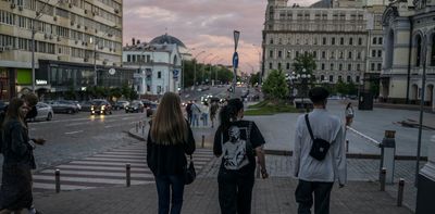 In Kyiv, signs of the ongoing war are evident – but daily life continues uninterrupted as well