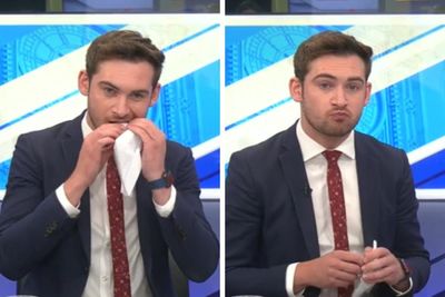 GB News presenter eats his hat after election prediction blunder