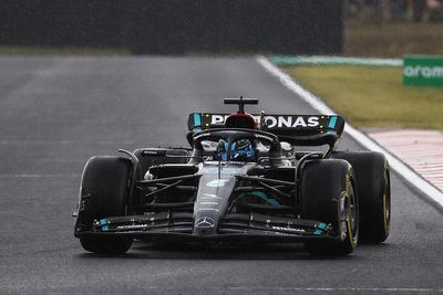 F1 Hungarian GP: Russell tops FP1 after Perez crash and rain