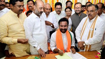Will not rest until BRS govt is buried: Telangana BJP chief and Union Minister Kishan Reddy