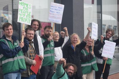 Glasgow tenants protest 'loophole' rent hikes amid cost of living crisis