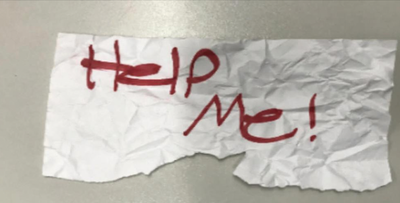Girl rescued from kidnapping while waving ‘help me’ sign inside car