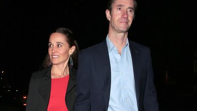 Pippa Middleton's stunning scarlet jumpsuit with matching heels proves she and sister Kate both look epic in head-to-toe red