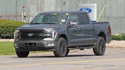 2024 Ford F-150 Spied Again Without Camo, This Time In Lariat Trim