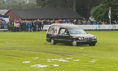 Football match called off after hearse ‘spins circles’ on Tyne and Wear pitch