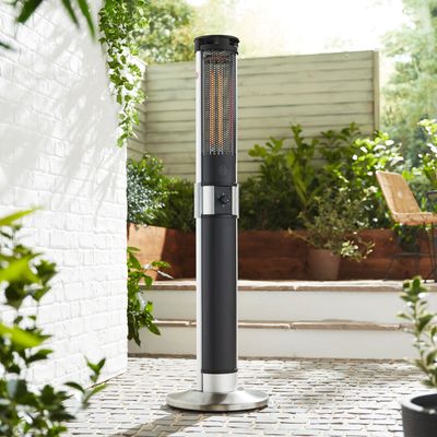 'Perfect for garden parties' – I put the Swan Column patio heater to the test