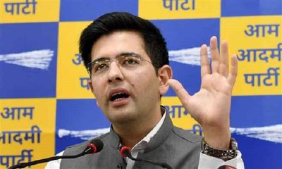 AAP MP Raghav Chadha urges RS Chairman to provide better facilities for scribes on Parliament premises