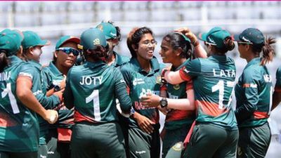 Women’s cricket | India-Bangladesh third ODI ends in tie, series levelled at 1-1