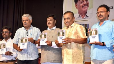 Hamsalekha releases book penned by H.C. Mahadevappa