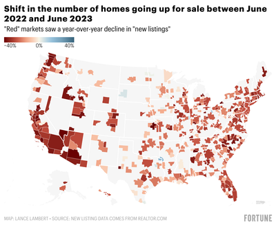 The housing market's 'lock-in effect' is very real—just look at this map