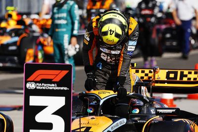 Norris "disappointed" to start third for F1 Hungarian GP