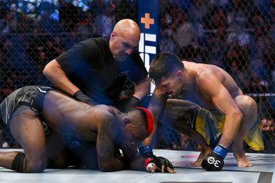 UFC Fight Night 224 video: Joel Alvarez submits Marc Diakiese after accidental clash of heads