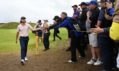 Tommy Fleetwood’s army out in force but home favourite loses ground