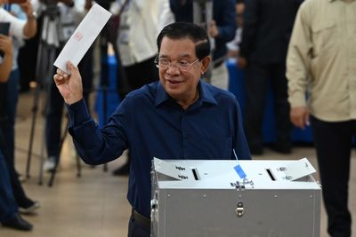 Cambodia PM Hun Sen’s party claims ‘landslide’ in flawed election