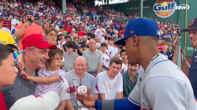Mets Star Francisco Lindor Gives Young Red Sox Fan a Memory to Last a Lifetime