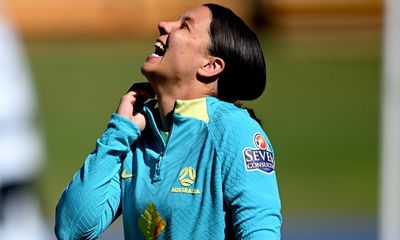 ‘We’re a team of 23’: Matildas rally around Sam Kerr as injured star sits out training
