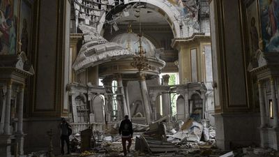 Russian attack on Odesa severely damages cathedral