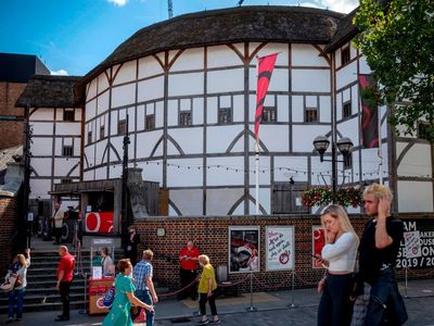 Man in gimp suit allowed to watch Shakespeare’s Globe play with children in audience