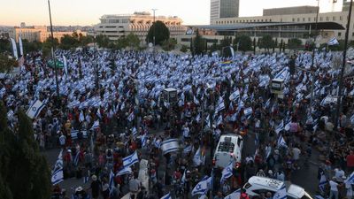 Thousands Protest In Jerusalem Against Judicial Reform