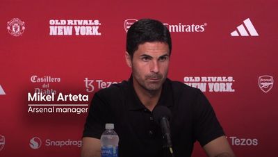 Mikel Arteta urges patience after Declan Rice and Kai Havertz quiet in Arsenal defeat to Man United