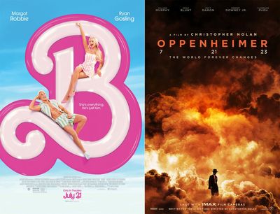 ‘Barbie,’ in 1st, and ‘Oppenheimer,’ in 2nd, fuel historic box office bonanza