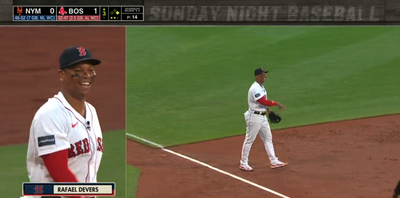 MLB fans adored Rafael Devers’ comedic mic’d up segment on Sunday Night Baseball