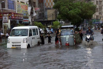 Landslides block key roads in northern Pakistan, as the death toll from monthlong rains rises to 133