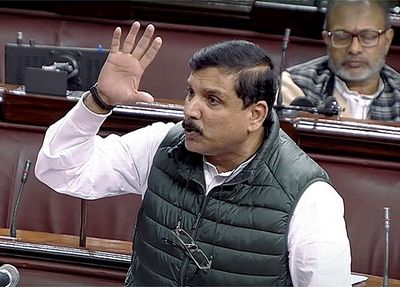 AAP MP Sanjay Singh suspended from Rajya Sabha for defying the Chair