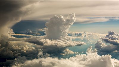 Why do clouds float?