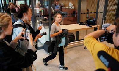 Greta Thunberg fined for disobeying Swedish police at climate protest