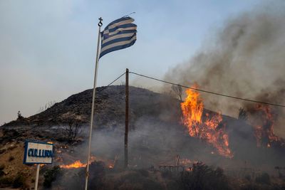 Repatriation flights return British holidaymakers from Rhodes after wildfires