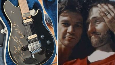 Jason Becker is selling the guitar Eddie Van Halen gave him in their emotional first meeting