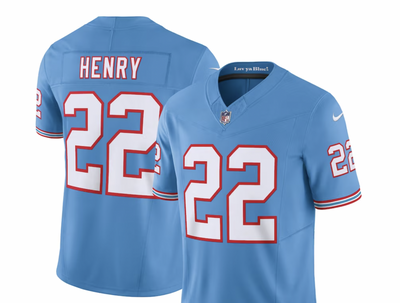 Tennessee Titans throwback Oilers jersey, Get your hands on these Titans Alternate Jersey’s now