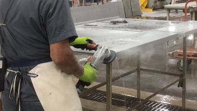 Young men making quartz countertops are facing lung damage. One state is taking action