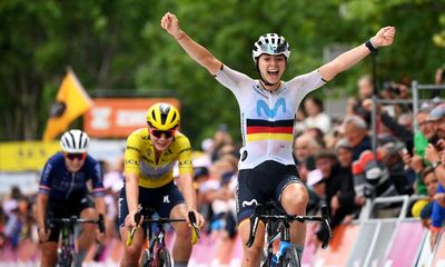 Liane Lippert wins stage two of Tour de France Femmes after rainswept drama