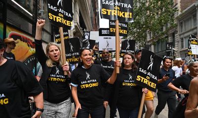 AOC joins Hollywood picket line in New York: ‘Solidarity is stronger than greed’