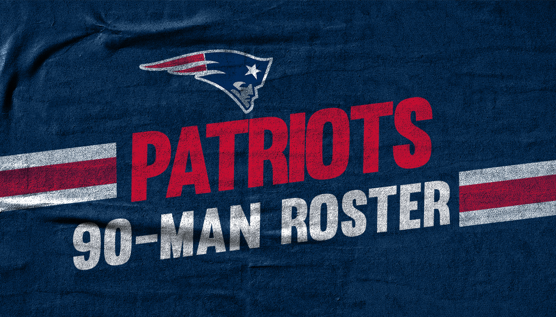 Patriots' updated 90-man roster by jersey number