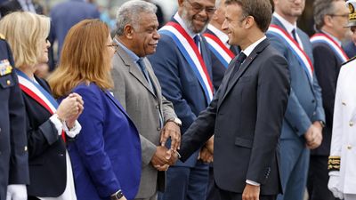 Macron defends French interests in South Pacific on three-nation tour