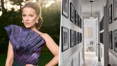 Kate Beckinsale has taken a less-is-more approach to decorating her hall, and we think it's a minimalist's dream