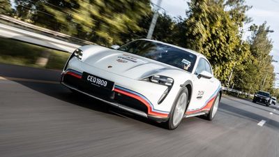Porsche Taycan Sets New EV Record: 1,146 Miles In Under 30 Hours