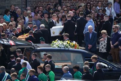 Hundreds gather for funeral of ‘devoted’ father and ‘one-of-a-kind’ son