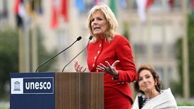 First lady Jill Biden marks US reentry into UNESCO at Paris ceremony