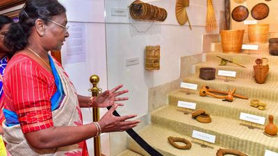 President Droupadi Murmu opens tribal arts gallery at Rashtrapati Bhavan as she finishes a year in office