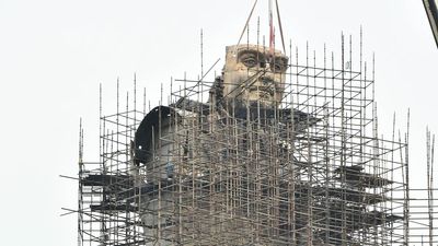 Over 95% of work completed on 125-foot-tall Ambedkar Statue in Vijayawada, says A.P. Minister