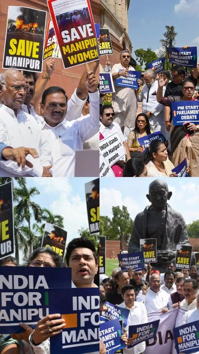 ​Monsoon session: Opposition's overnight protest in Parliament continues​